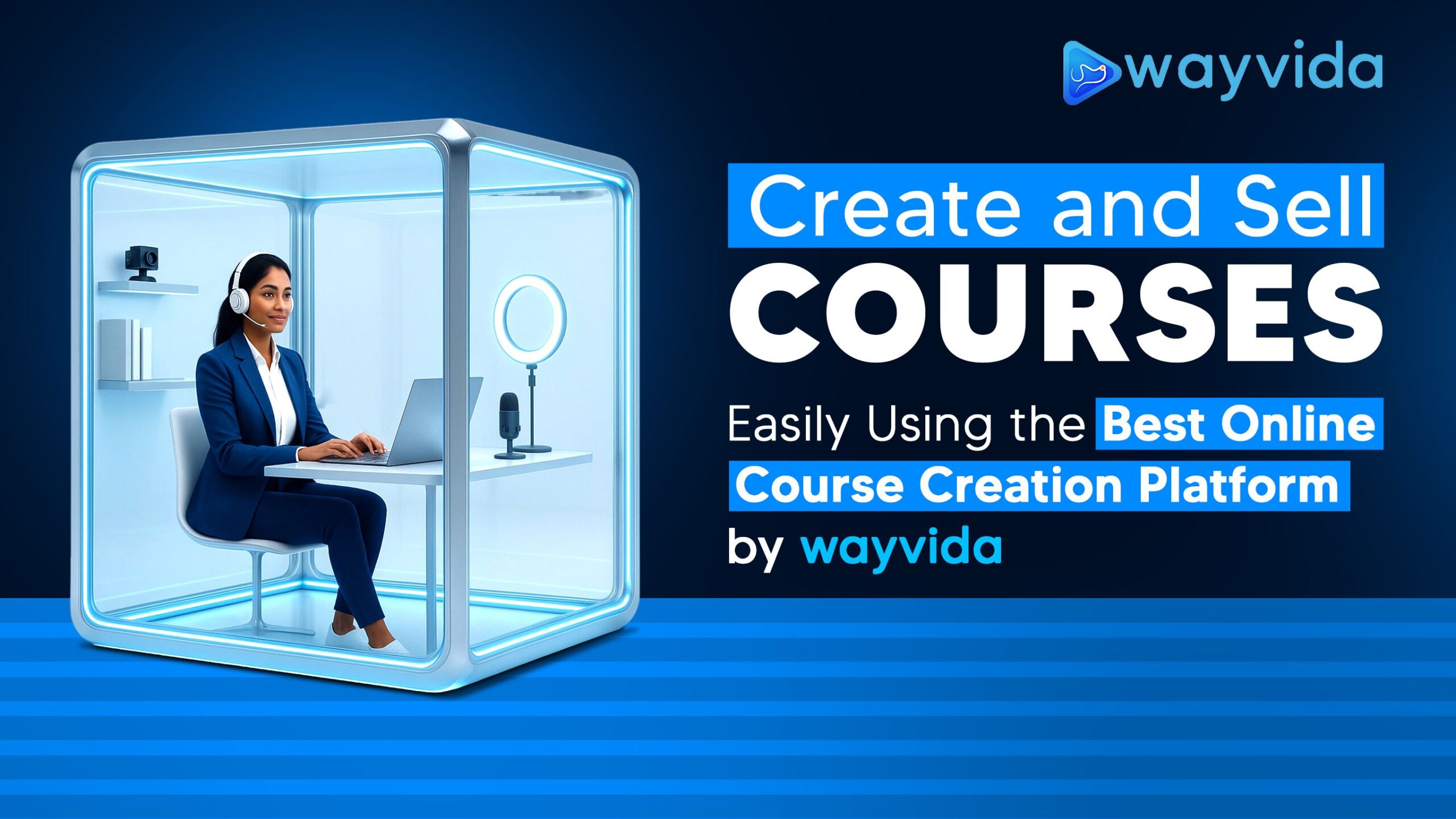 Create and Sell Courses Easily Using the Best Online Course Creation Platform by Wayvida